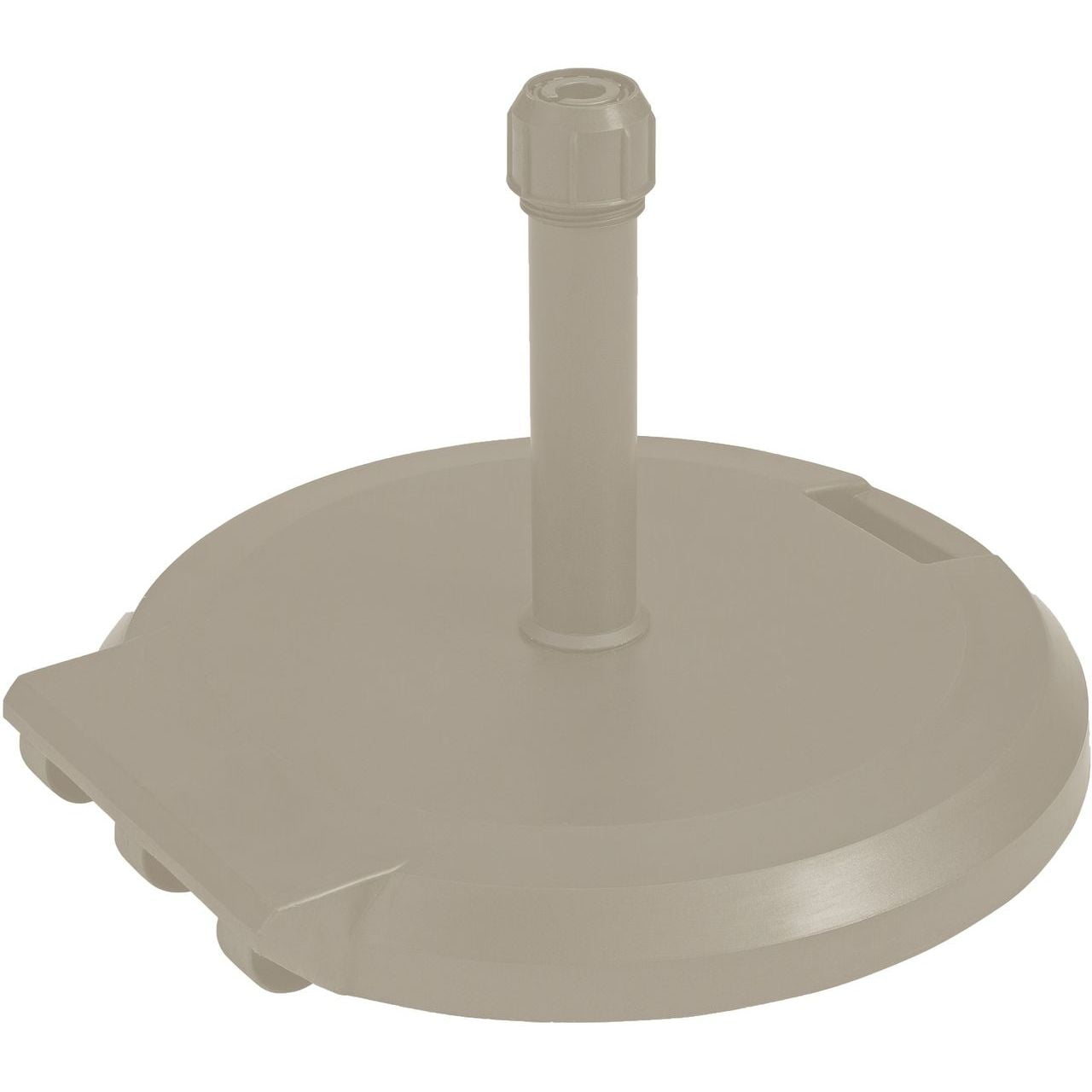 Grosfillex 84 lbs Freestanding Umbrella Base with Wheels in Sand