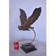 thumbnail image 3 of Nifao Owl Searching for Prey Bronze Statue – Bronze Statue, Home Decor, 18"L x 11"W x 22"H, 3 of 11