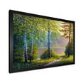 thumbnail image 2 of Designart 'Subtle Sunset Light Through The Trees I' Traditional Framed Art Print, 2 of 4