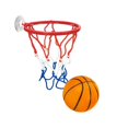thumbnail image 1 of Juego de baloncesto The Door: incluye 1 mini baloncesto y 1 aro de red, juego de baloncesto de interior para el hogar, la oficina, mini baloncesto de 6 cm, 1 of 5