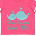 thumbnail image 4 of Inktastic My Nonna Loves Me Boys or Girls Toddler T-Shirt, 4 of 5