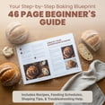 thumbnail image 6 of CraftZee Sourdough Starter Kit with 3.5 qt Enamel Dutch Oven, Proofing Baskets, Scale and Bread Baking Tools for Homemade Loaf Baking, 6 of 8
