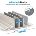 thumbnail image 4 of Soporte vertical para portátil OMOTON Double Dock para MacBook de 17,3", 4 of 8