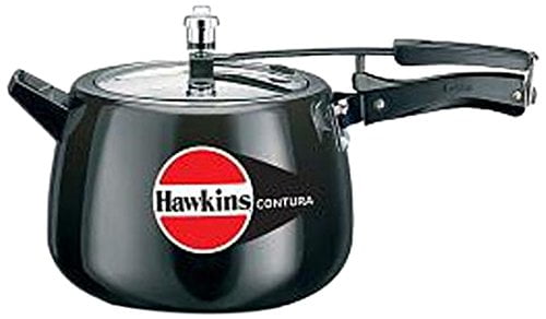 Free Shipping 5 litres Black Hawkins Contura Hard Anodised Pressure Cooker 