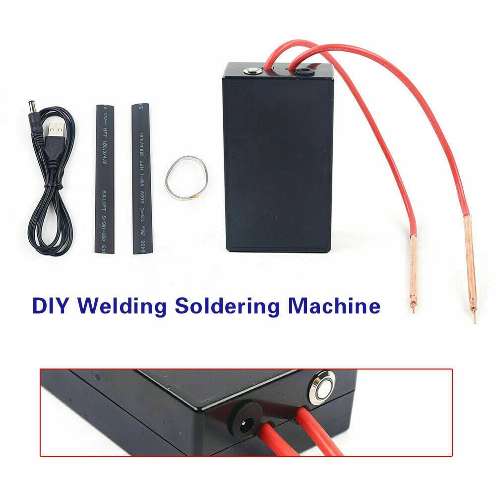 18650 Battery Spot Welder Kit Portable DIY Spot Soldering Machine 6 Gears Adjustable Spot Welder with 3.7V 5.5AH Lithium Battery