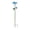 Sky Blue, variant on Metal Flower Garden Stake Bee Watering Station Outdoor Bird Bath Butterfly Water Feeder with Stake for Garden Pollinators Birds Yard Patio Decor