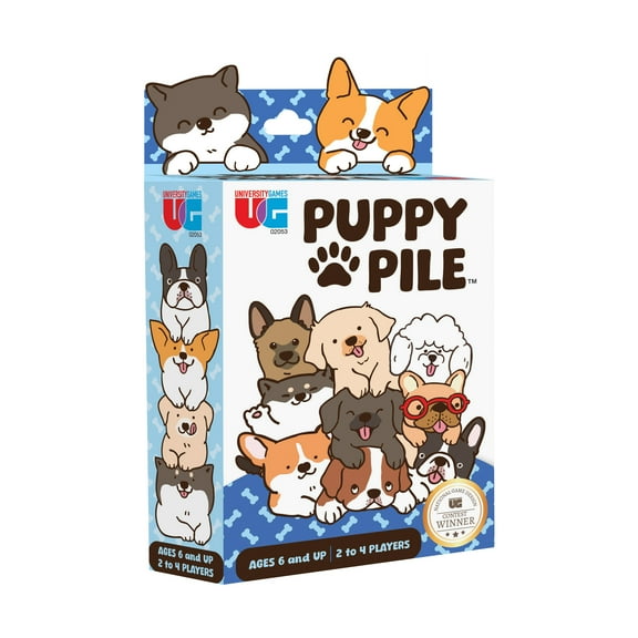 University Games Puppy Pile Card Game