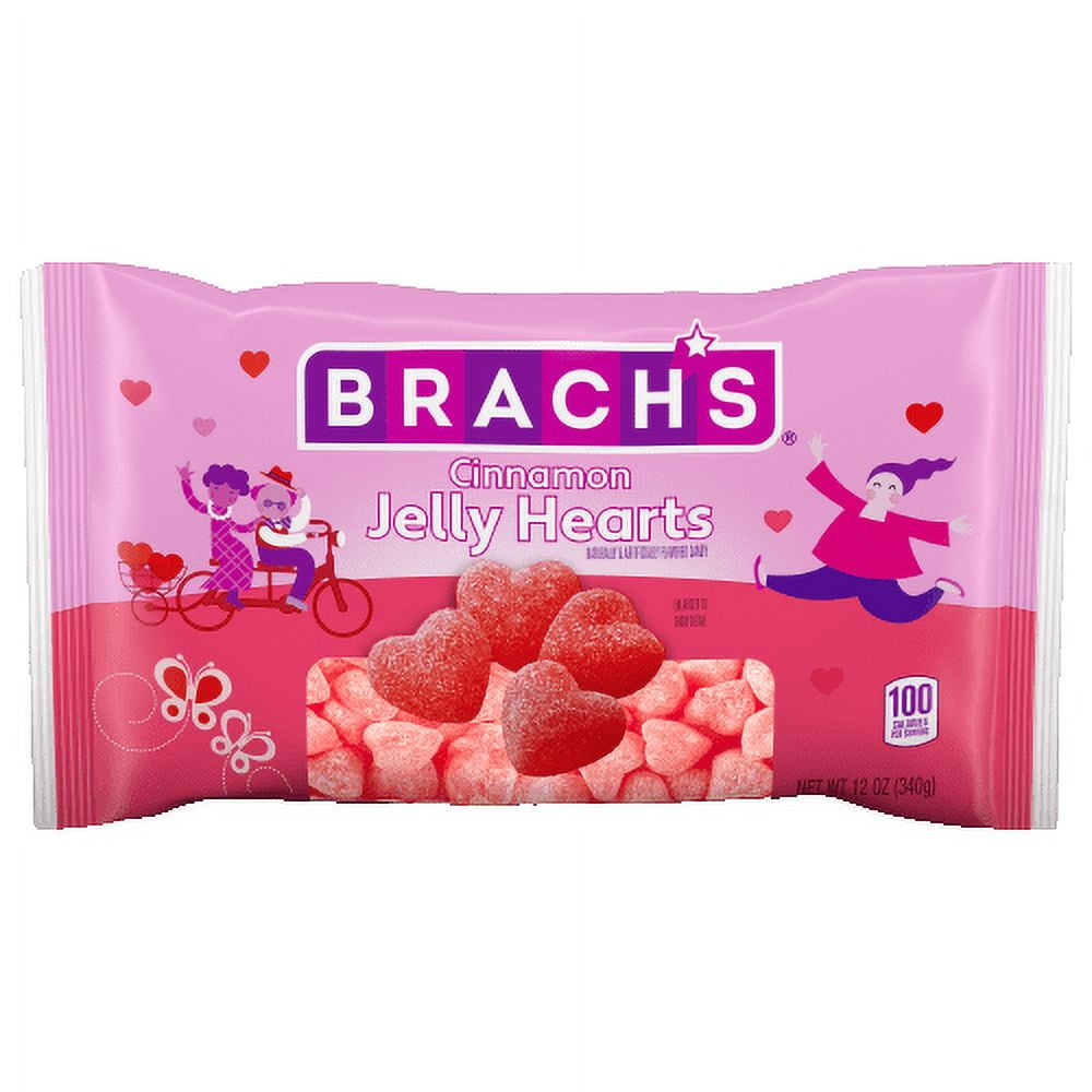 Brach's Cinnamon Jelly Hearts Candy - 12 oz Bag