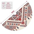 thumbnail image 3 of Sikiie Fashion Tatreez2 30-48 inches {designName} Print Christmas Tree Skirt Snowman Xmas Tree Skirt with Edge Christmas Decorations for Holiday Party-48", 3 of 7
