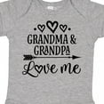 thumbnail image 4 of Inktastic Grandma Grandpa Love Me Arrow Boys or Girls Baby Bodysuit, 4 of 5