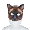 thumbnail image 2 of 2 máscaras de gato realistas de Halloween, máscara de gato de animal para Halloween, Navidad, Pascua, accesorio novedoso para fiesta de disfraces, 2 of 5