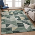 thumbnail image 6 of Addison Rugs Mayfield Premium Machine Washable Transitional Abstract Basil Rectangle Rug, 3' x 5', 6 of 6