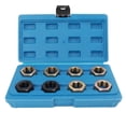 thumbnail image 2 of Thread Repair Tool, Wear Resistance 8pcs Axle Spindle Rethreading Kit Portable Heat Treated  for Vehicle Maintenance, 2 of 7