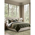 thumbnail image 3 of Area Rug x for Living Room Bedroom Dining Room Washable Rugs Vintage Distressed Print Carpet UltraThin Chenille Low Pile Lightweight Rug with Non Slip Backing Sepia, 3 of 8