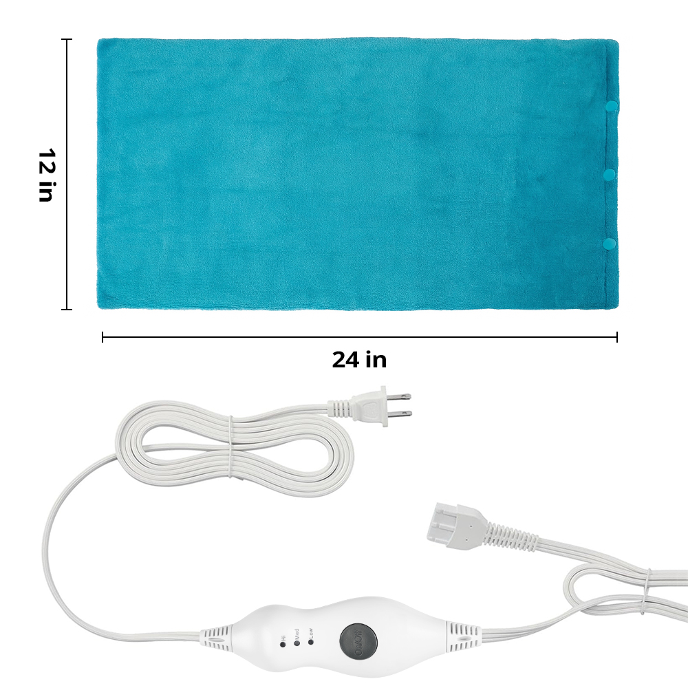 COWIN Heating Pad 12" x 24" with Auto Shutoff Blue photo 8