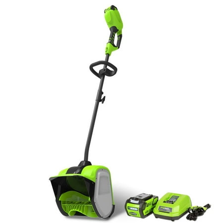 Greenworks 12-Inch 40V Cordless Snow Shovel, 4.0 AH Battery Included