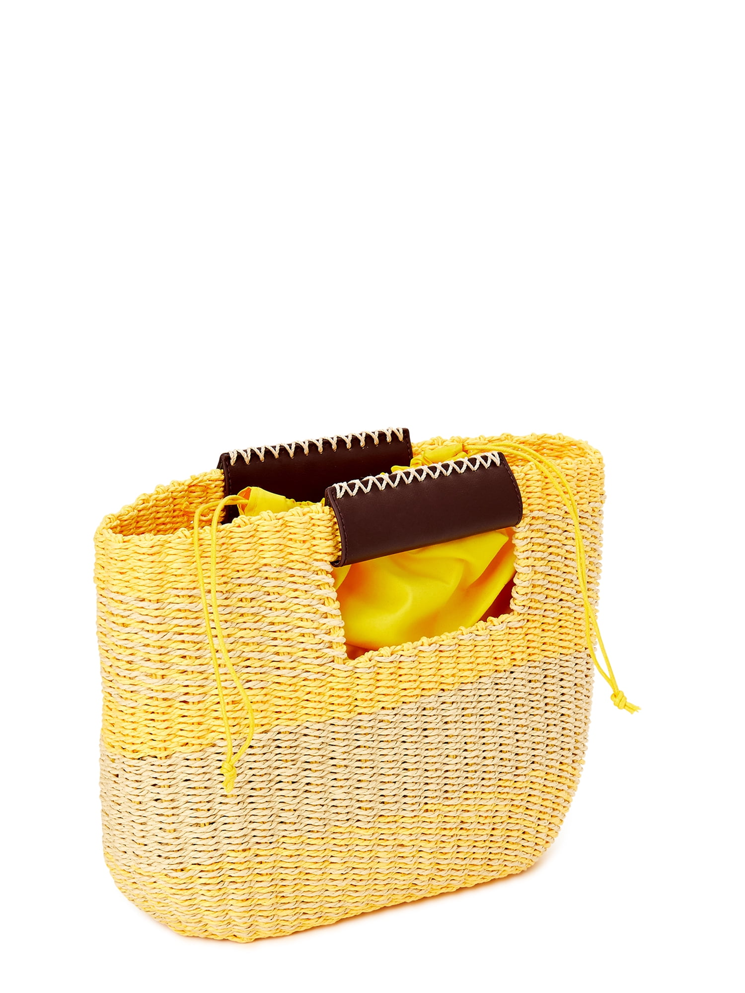Scoop Womens Striped Bag, Women's, Size: One size, Yellow
