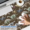 thumbnail image 2 of Long Mouse Pads for Desk,Brown Colorful Dinosaurs Fossils Pattern Desk Mats on Top Of Desks, Desk Mouse Pad Extra Large with 3mm Non-Slip Base and Stitched Edge for Gaming,Office,Work,Home 47.3"x23.6", 2 of 6