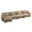 Camel, variant on L Shaped Sectional Cloud Sofa, Convertible Deep 4 Seater Modular Couch for Living Room, Modern Velvet Comfy Upholstered Corner Couch Waist Pillows, Blostered Armrests (Cream)
