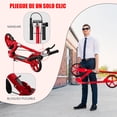 thumbnail image 4 of Scooter de pie City Folding  para todas las edades Con Freno Color Rojo, 4 of 8
