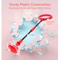 thumbnail image 4 of Mumba Kids Foldable Ankle Skip Ball Flash Jump Colorful Sports Swing Ball, Fitness Jump Rope Burning Game for Adults and Children (Red), 4 of 7
