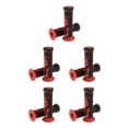 thumbnail image 3 of Justharion Universal 7/8 Motorcycle Scooter Handlebar Hand Grips Soft Rubber Red 5Set, 3 of 6
