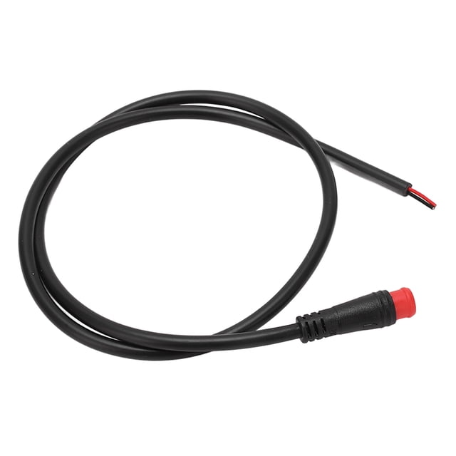 Reemplazo de cable de extensión para bicicleta eléctrica, cable de conexión para bicicleta eléctrica de 2 núcleos, accesorio para bicicleta eléctrica construido para durar