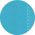 thumbnail image 1 of Ahgly Company Machine Washable Indoor Square Transitional Deep Sky Blue Area Rugs, 3' Square, 1 of 7