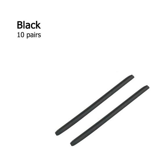 10Pairs Eyeglasses Accessories Temple Holder Protector Silicone Tie Glasses Holder Sunglasses Leg Glasses Thin Leg Glasses Ear Hooks BLACK 10 PAIRS