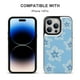 thumbnail image 5 of Funda tipo cartera con diseño floral para iPhone 14 Pro, tarjetero, tapa trasera de piel sintética con función atril, ranuras para tarjetas, cierre magnético doble, antigolpes., 5 of 6