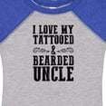thumbnail image 4 of Inktastic I Love My Tattooed & Bearded Uncle Boys or Girls Baby Bodysuit, 4 of 5