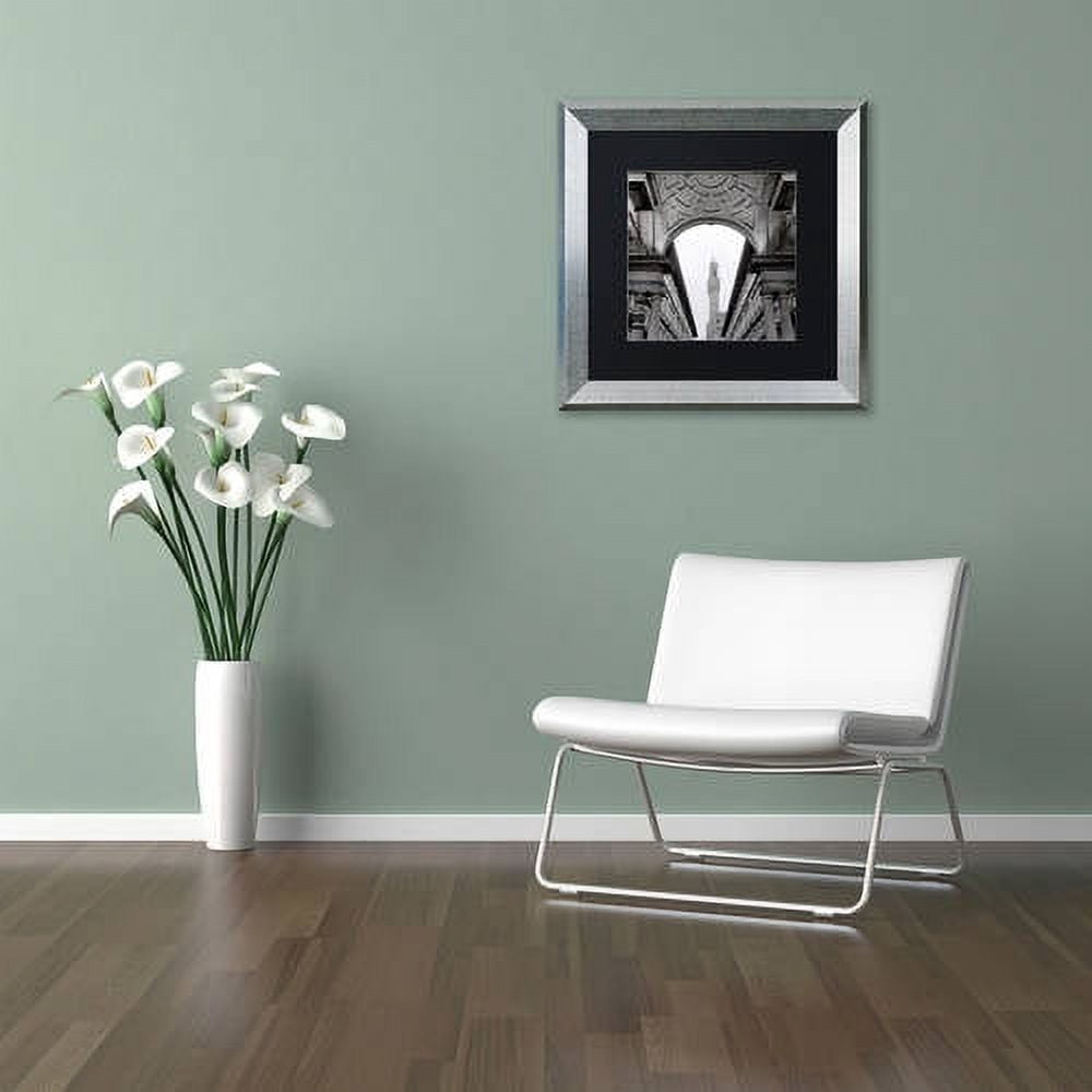 Trademark Fine Art "Firenze II" Canvas Art by Alan Blaustein, Black Matte, Silver Frame