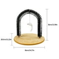 thumbnail image 4 of keepw Cat Self Grooming Scratcher Cat Scratching Arch Plastic Self-Groom Pet Scratcher, 4 of 5