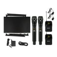 thumbnail image 6 of D Debra Audio Wireless Microphone System Pro DU4004 UHF 4 * 16 Adjustable Channel Wireless Handheld Lavalier Headset Mics, Ideal for Meeting Church Speech Party (2 Handheld & 2 Bodypack), 6 of 10