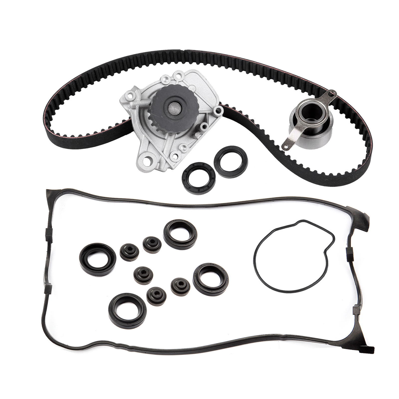 CCIYU Timing Belt Water Pump Valve Cover Gasket Kit TBK224 WPH011 Fit