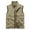 A-Khaki1059, variant on XIAOCHA Mens Multi Pocket Utility Vest Sleeveless Stand Collar Zip Up Vest Breathable Rugged Outdoor Vests