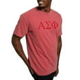 thumbnail image 4 of CafePress - Alpha Sigma Phi Greek Letters Cardinal T Shirt - Mens Comfort Colors Shirt, 4 of 5