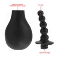 thumbnail image 4 of Limpiador vaginal de ducha anal Negro Unisex Silicona suave Anal Ducha Enema Bombilla Kit de limpieza vaginal portátil Limpiador anal A7 ANGGREK Otros, 4 of 8