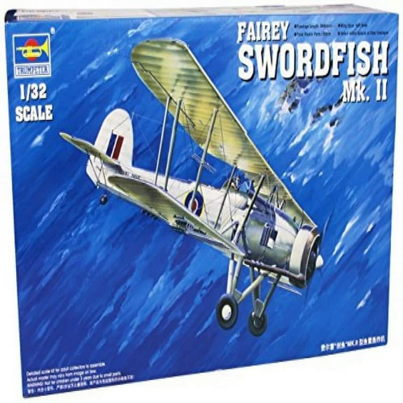 Trumpeter 1/32 Fairey Swordfish Mk I WWII Biplane Model Kit