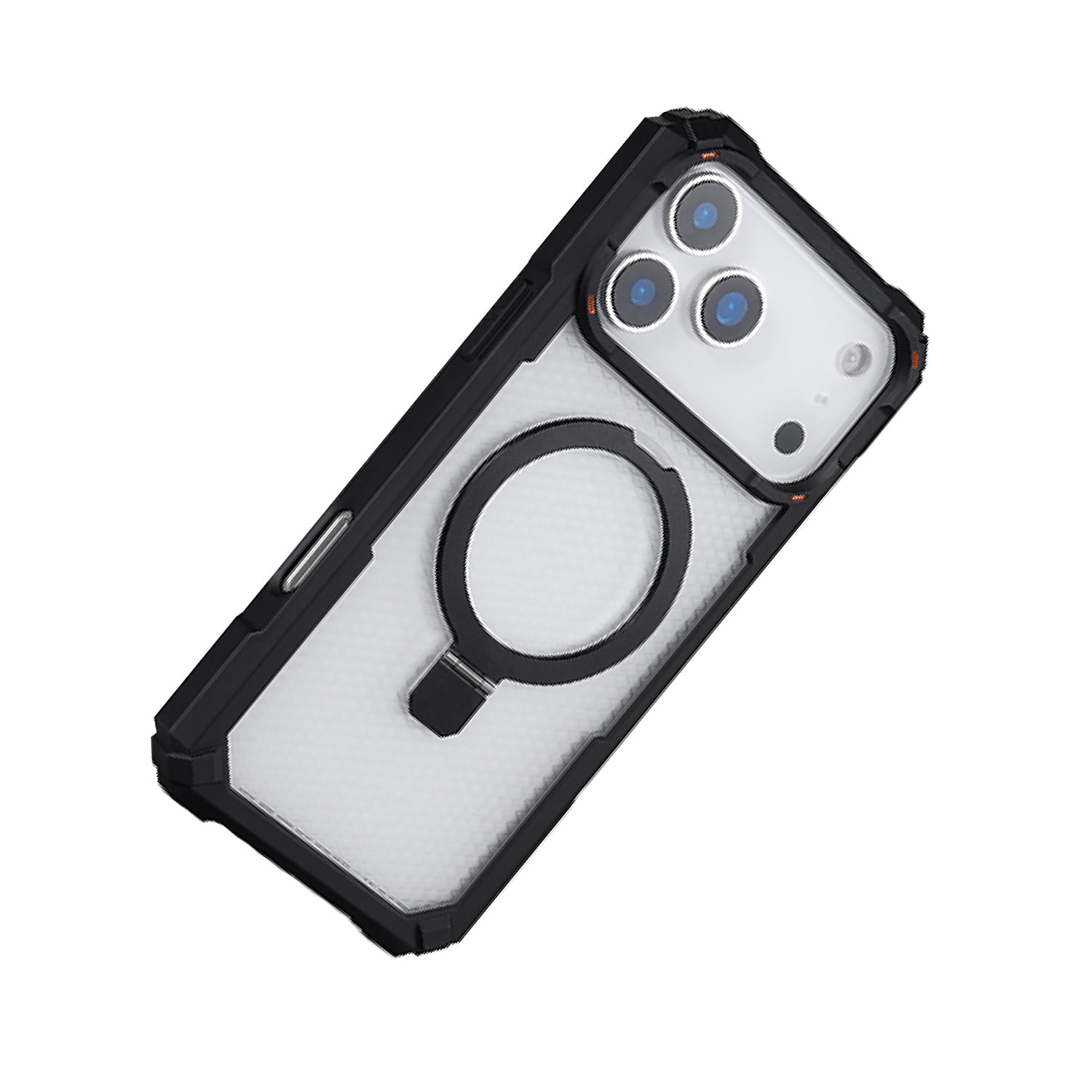 Rugged Stand Case for iPhone 17 Pro - Black