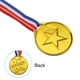 thumbnail image 4 of Medallas de premio mini de plástico doradas, plateadas y de bronce de 1.5" de Uxcell con cinta para juegos y deportes, paquete de 24, 4 of 7