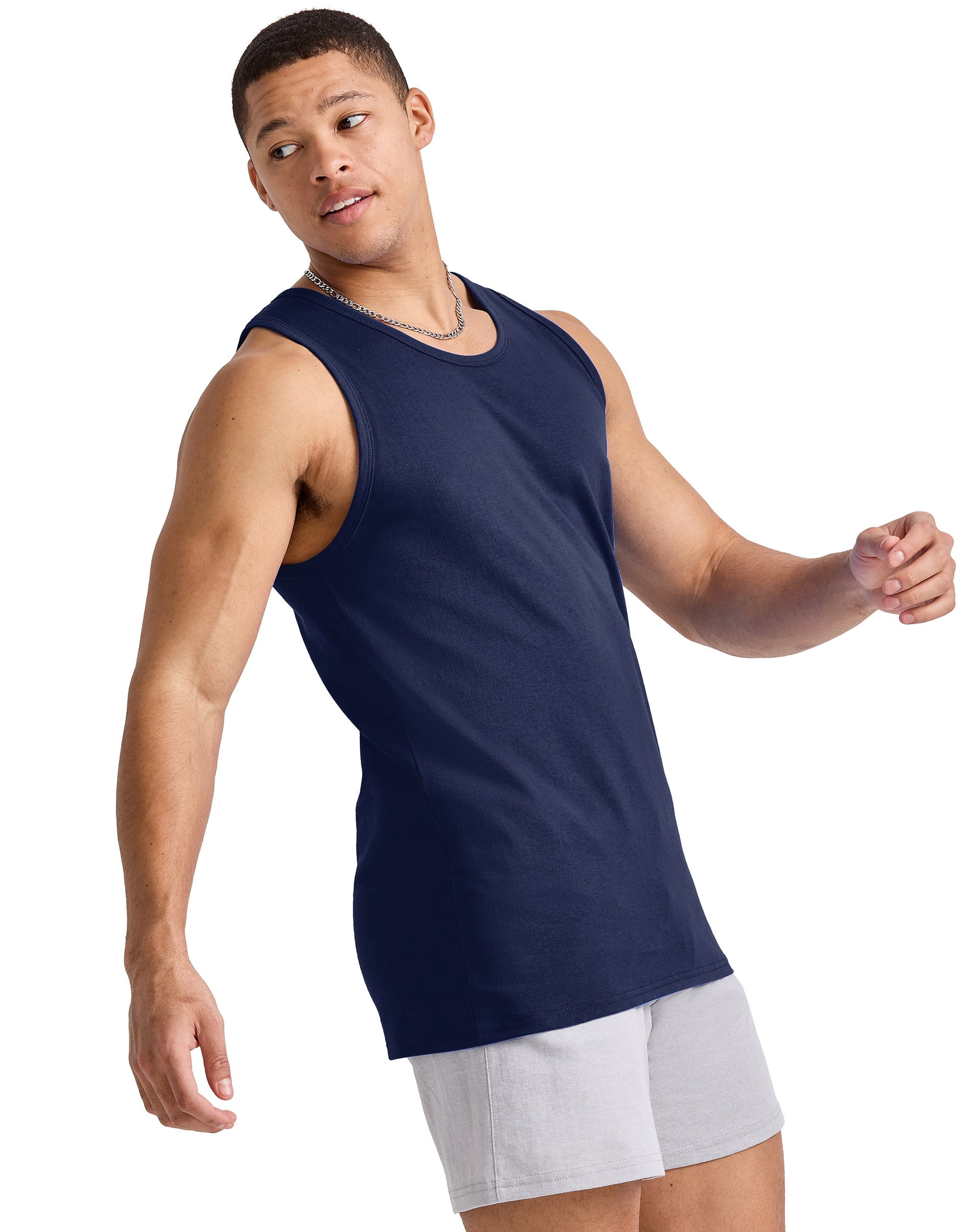 Hanes Men's Essentials Midweight Tank Top, Sizes S-3XL