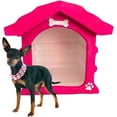 thumbnail image 1 of Casa Para Perro Q Perrón Raza Extra Chica Color Rosa, 1 of 6