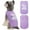 Purple, variant on Kuoser Dog Shirt Vest Soft Breathable Dog Cat Clothes, Green, XS