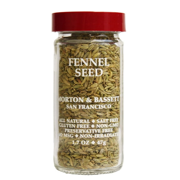 Morton & Bassett Fennel Seed, 1.7 oz – Single Spice