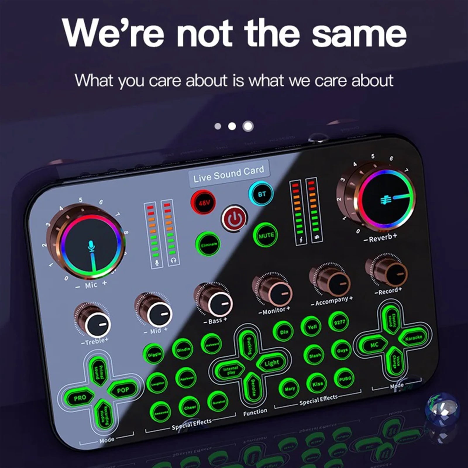 HD K600 Audio Mixer Audio processor Professional Audio Mixing Console dj mixer controller For Live Broadcast dj control mixers