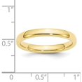 thumbnail image 5 of Avariah Diamonds 10k Yellow Gold 3.2mm Standard Weight Comfort Fit Wedding Band Size 8 - Ring Size 8.0, 5 of 8