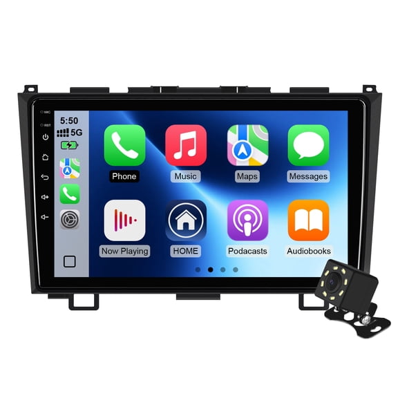 Android 14 Car radio for Honda CR-V 2007-2011 Multimedia Stereo Wireless CarPlay Android Auto Autoradio Navigation GPS WIFI Mirror link Camera FM BT 2 64GB
