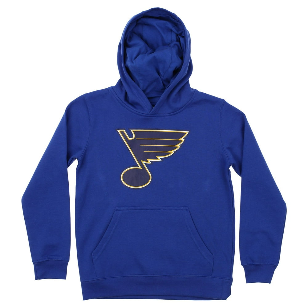 Outerstuff NHL Youth St. Louis Blues Primary Logo Fleece Hoodie ...