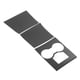 thumbnail image 4 of Caja de almacenamiento de adornos de Control central, pegatinas de decoración para posavasos, compatible con Tesla Model 3 2018-2020, fibra de carbono mate, 3 uds. Jadeshay  A, 4 of 9